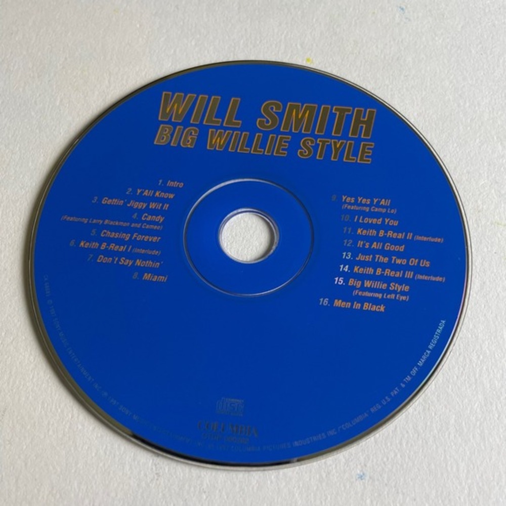Will Smith Big Willie Style CD Album 1997 Columbia‎ Records Music